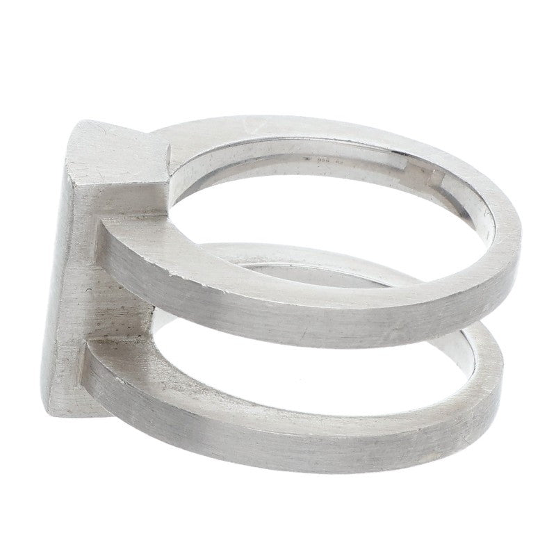 TOM WOOD Vault 925 Silver Ring Size ONE SIZE