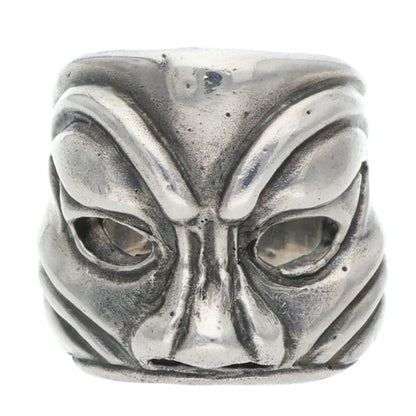 GABOR Holding R-18 Mask Kabuki Silver Ring Size ONE SIZE