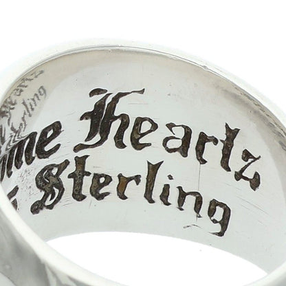 Chrome Hearts Heart In Band Pave Diamond Ring Size ONE SIZE