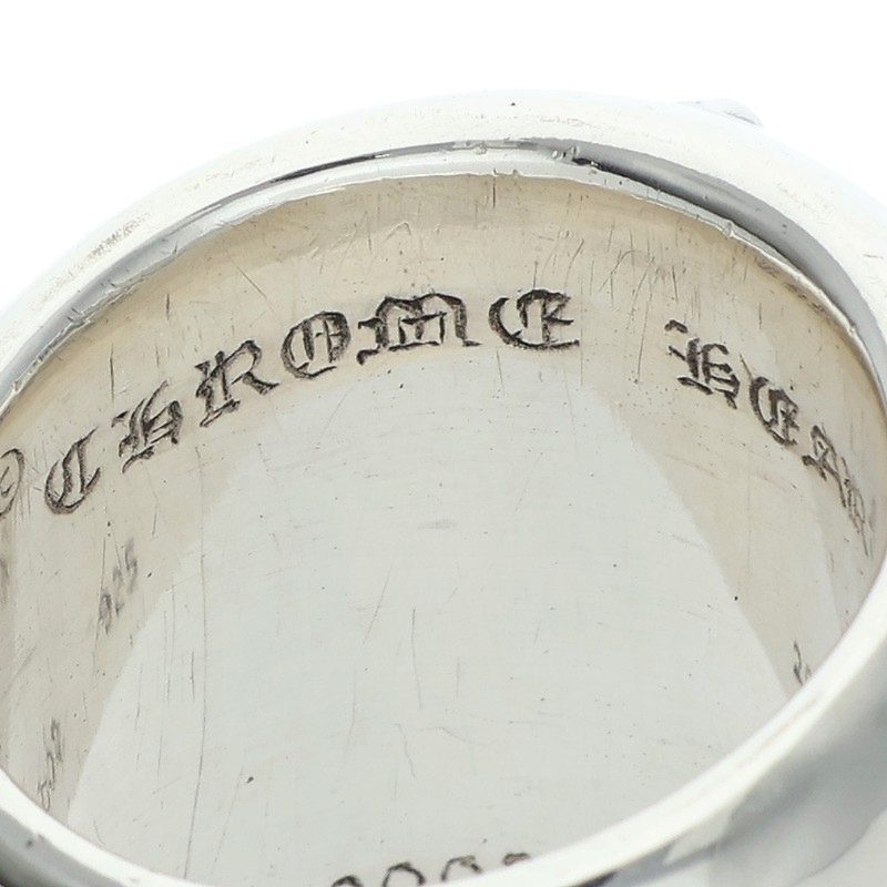 Chrome Hearts Classic Oval Cross Silver Ring Size ONE SIZE