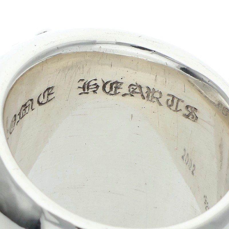 Chrome Hearts Classic Oval Cross Silver Ring Size ONE SIZE