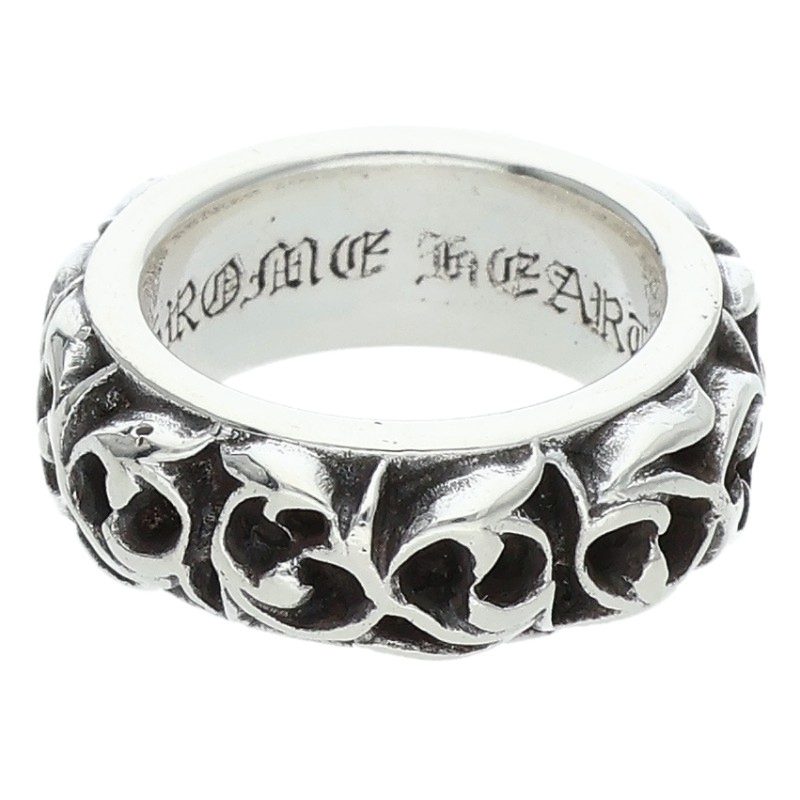 Chrome Hearts Eternity Vine Band Silver Ring Size US 5