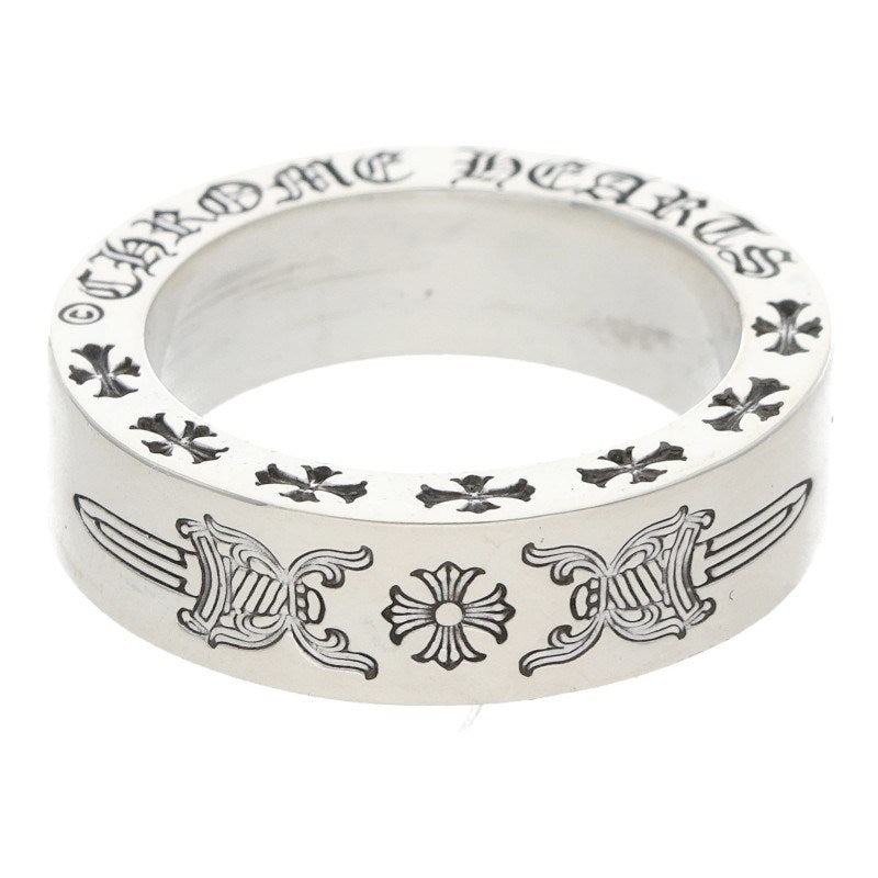 Chrome Hearts 6mm Spacer Dagger Silver Ring Size ONE SIZE