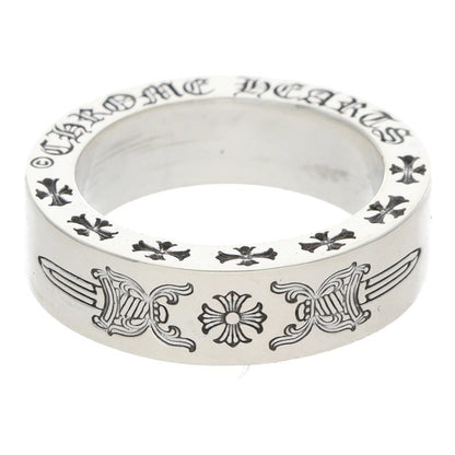 Chrome Hearts 6mm Spacer Dagger Silver Ring Size ONE SIZE