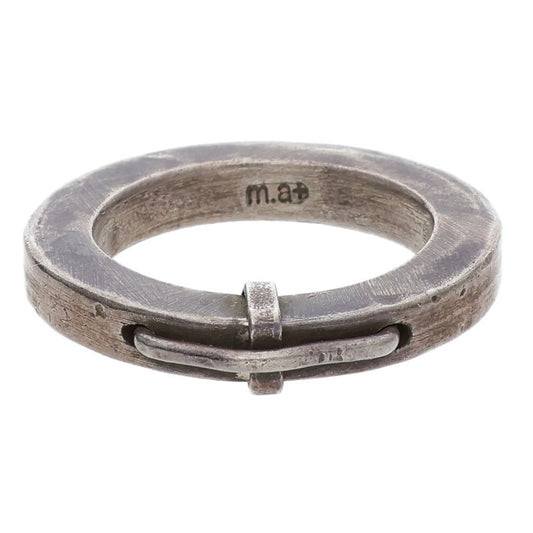 MA+ Staple 3mm Silver Ring Size ONE SIZE