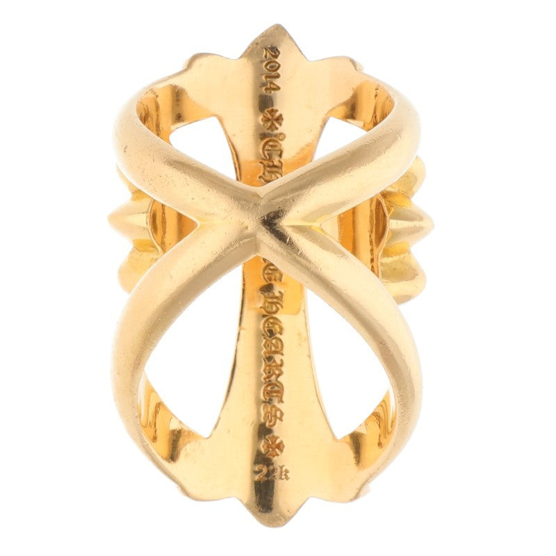 Chrome Hearts 22K Infinity Cross Pave Sapphire Size ONE SIZE