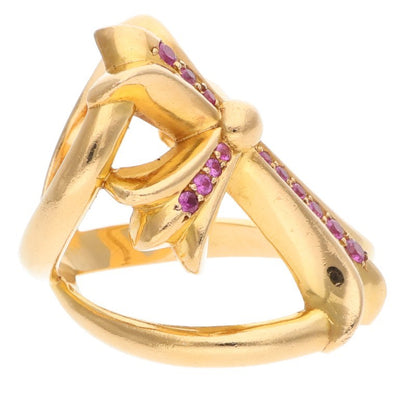 Chrome Hearts 22K Infinity Cross Pave Sapphire Size ONE SIZE