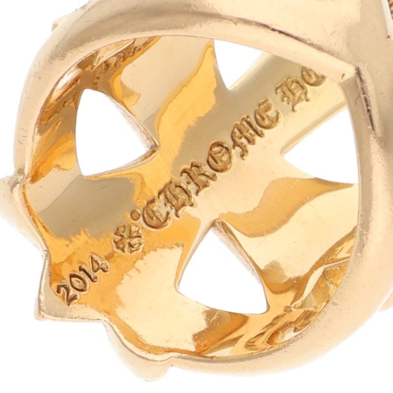 Chrome Hearts 22K Infinity Cross Pave Sapphire Size Multi