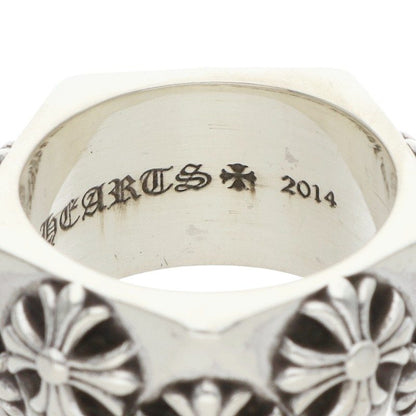 Chrome Hearts Pentagon CH Plus Silver Ring Size ONE SIZE