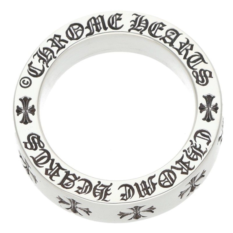 Chrome Hearts 6mm Spacer Forever Silver Ring Size ONE SIZE