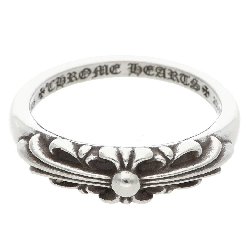Chrome Hearts Baby Classic Floral Cross Ring Size ONE Silver