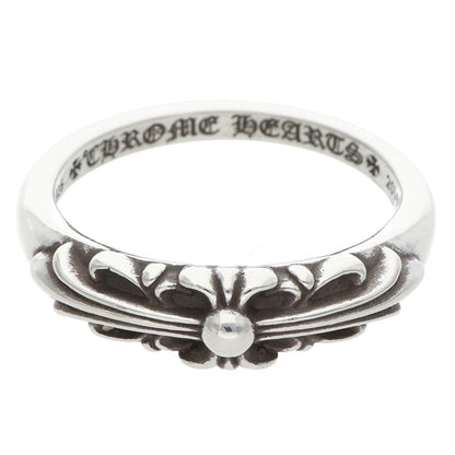 Chrome Hearts Baby Classic Floral Cross Ring Size ONE Silver