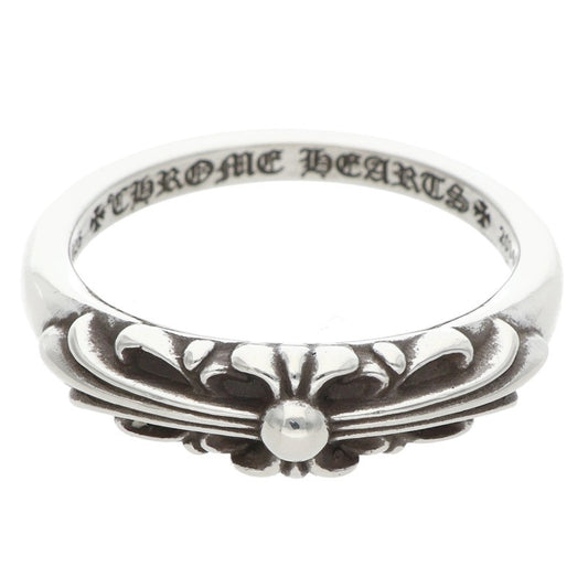 Chrome Hearts Baby Classic Floral Cross Ring Size ONE Silver