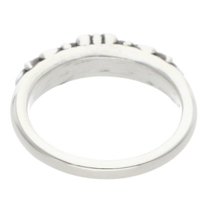 Chrome Hearts Baby Classic Floral Cross Ring Size ONE Silver