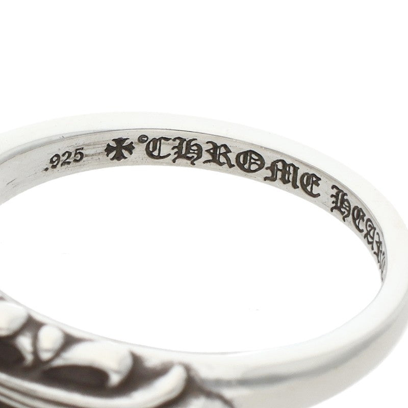 Chrome Hearts Baby Classic Floral Cross Ring Size ONE Silver
