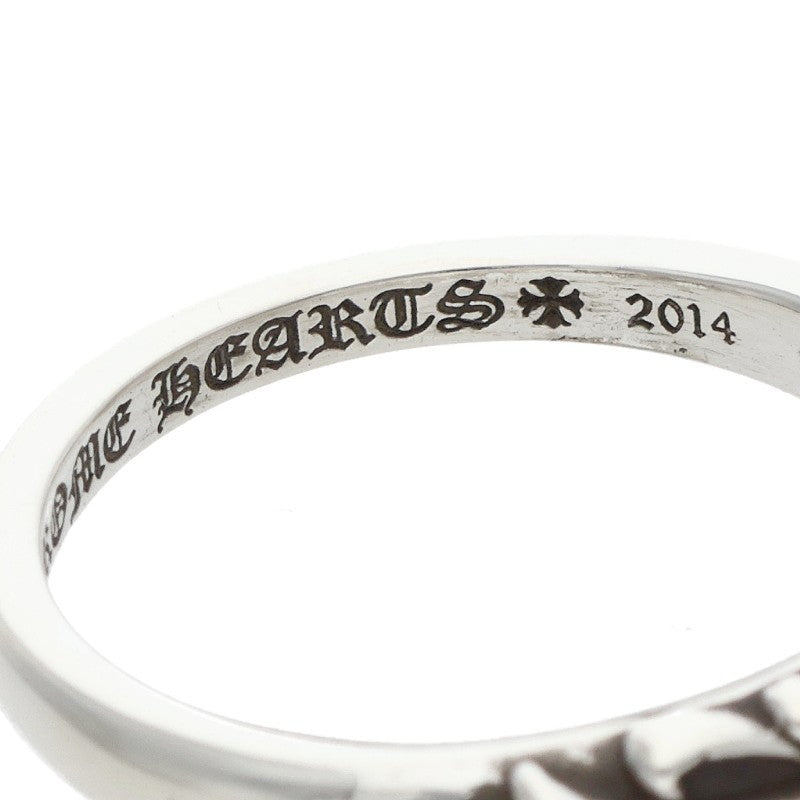 Chrome Hearts Baby Classic Floral Cross Ring Size ONE Silver