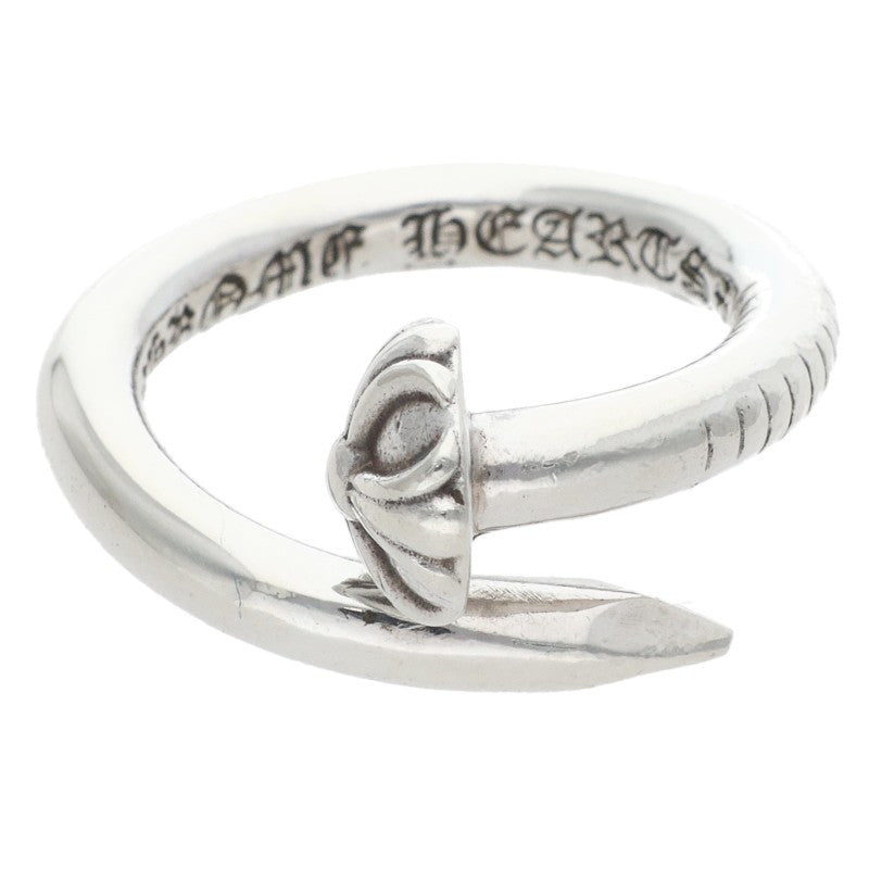 Chrome Hearts NAIL CRSBALL 925 Silver Ring Size US 5