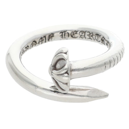 Chrome Hearts NAIL CRSBALL 925 Silver Ring Size US 5