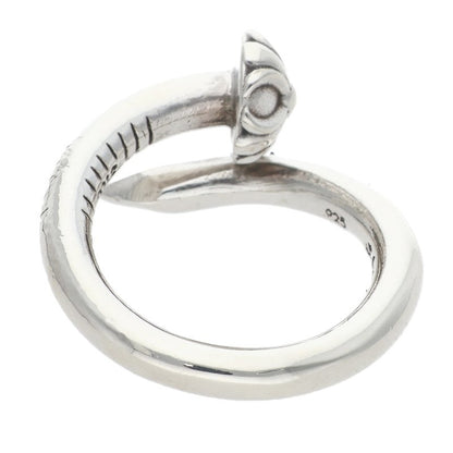 Chrome Hearts NAIL CRSBALL 925 Silver Ring Size US 5