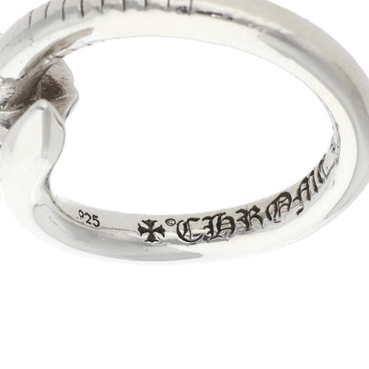 Chrome Hearts NAIL CRSBALL 925 Silver Ring Size US 5