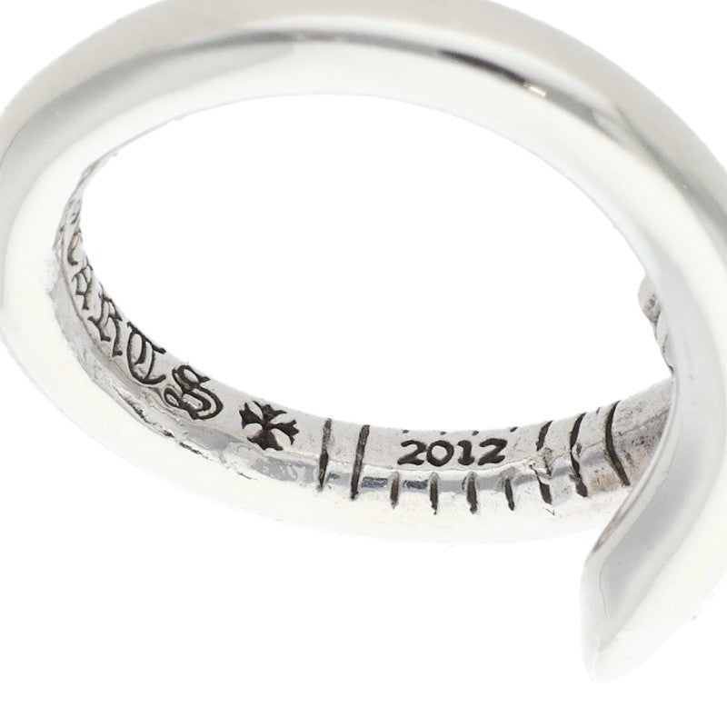 Chrome Hearts NAIL CRSBALL 925 Silver Ring Size US 5