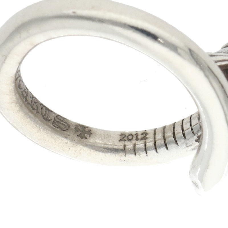 Chrome Hearts NAIL CRSBALL 925 Silver Ring Size ONE SIZE