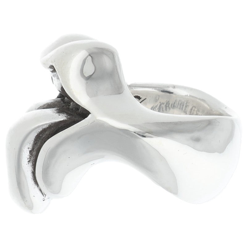 Chrome Hearts LIP TONGUE-MD 925 Silver Ring Size US 4