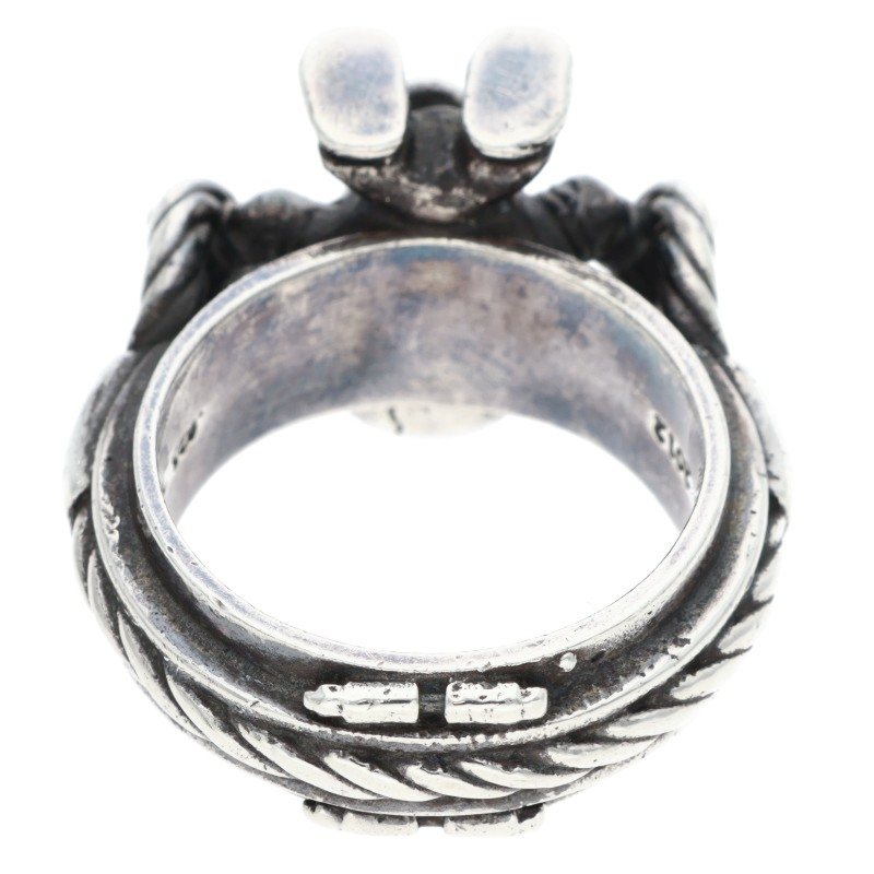 Chrome Hearts CABLE SML Foti 925 Silver Ring Size ONE SIZE