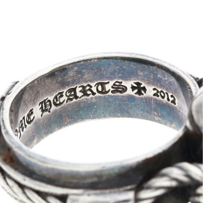 Chrome Hearts CABLE SML Foti 925 Silver Ring Size ONE SIZE