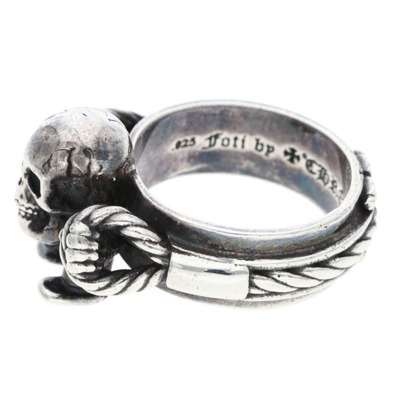 Chrome Hearts CABLE SML Foti 925 Silver Ring Size ONE SIZE