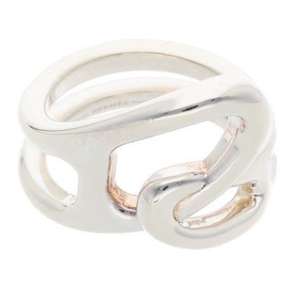HERMES Chaine d'Ancre Punk Silver Ring Size ONE SIZE