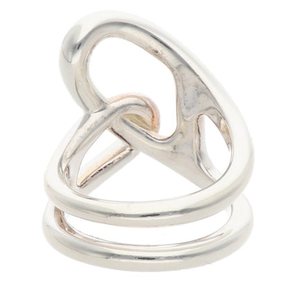 HERMES Chaine d'Ancre Punk Silver Ring Size ONE SIZE