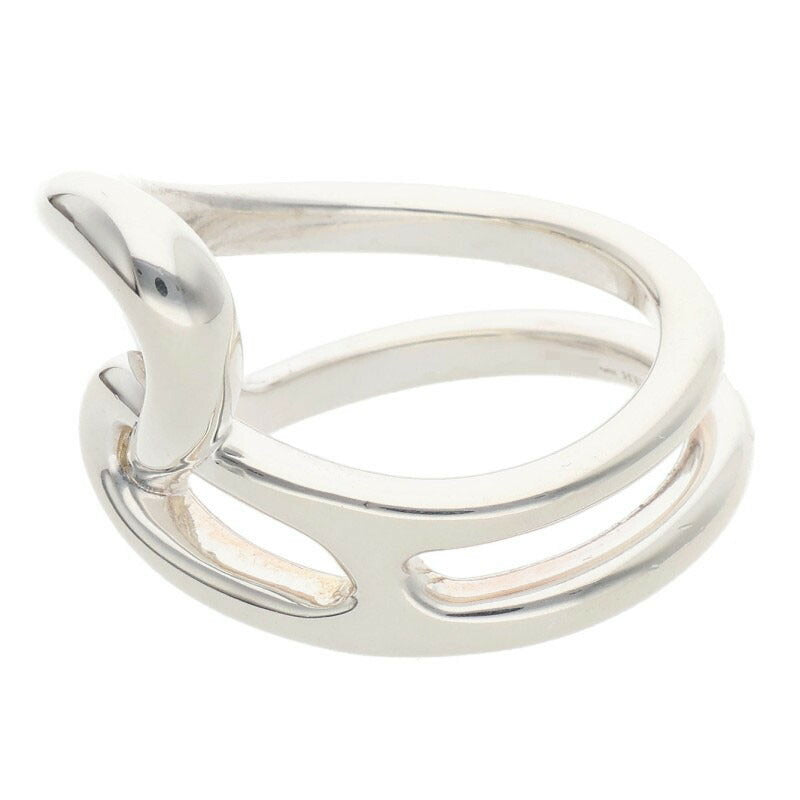 HERMES Chaine d'Ancre Punk Silver Ring Size ONE SIZE