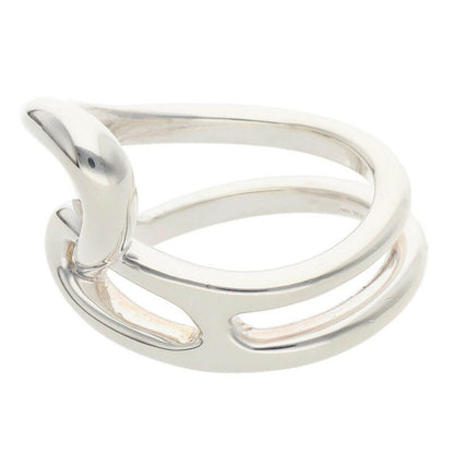 HERMES Chaine d'Ancre Punk Silver Ring Size ONE SIZE