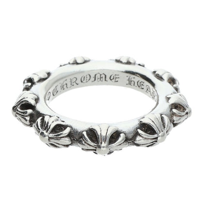 Chrome Hearts CROSS BAND 925 Silver Ring Size ONE SIZE