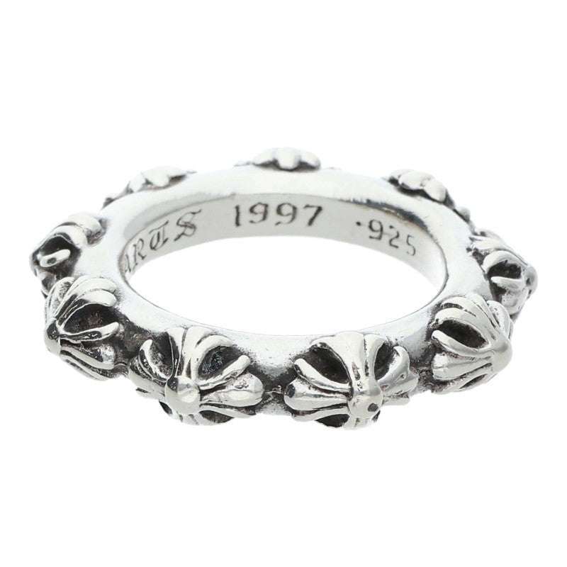 Chrome Hearts CROSS BAND 925 Silver Ring Size ONE SIZE