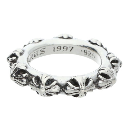 Chrome Hearts CROSS BAND 925 Silver Ring Size ONE SIZE