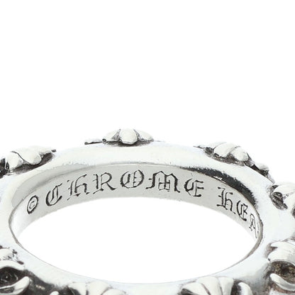 Chrome Hearts CROSS BAND 925 Silver Ring Size ONE SIZE