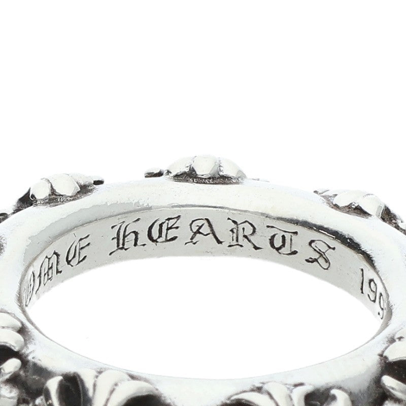 Chrome Hearts CROSS BAND 925 Silver Ring Size ONE SIZE