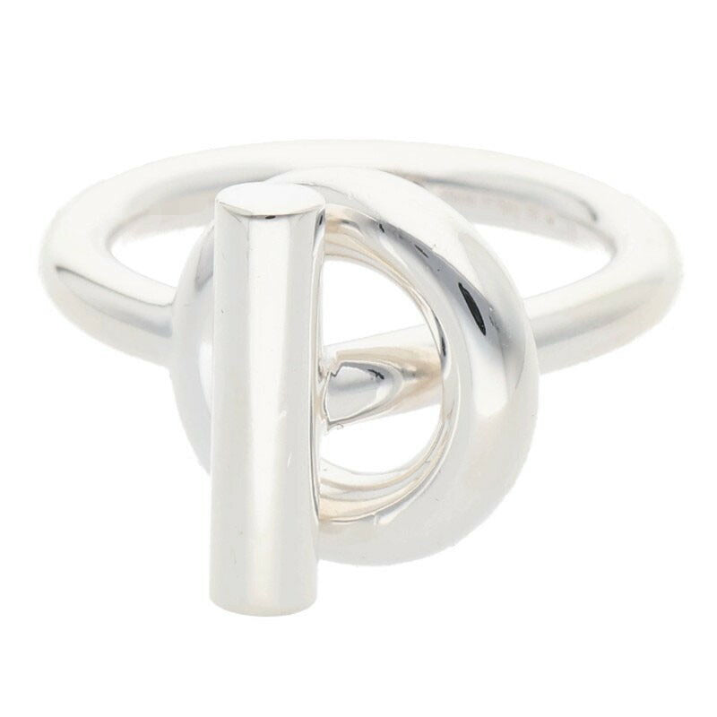 HERMES Echappee Silver Ring Size ONE SIZE