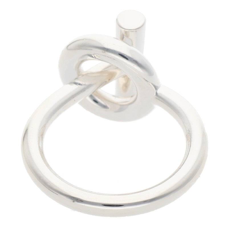 HERMES Echappee Silver Ring Size ONE SIZE