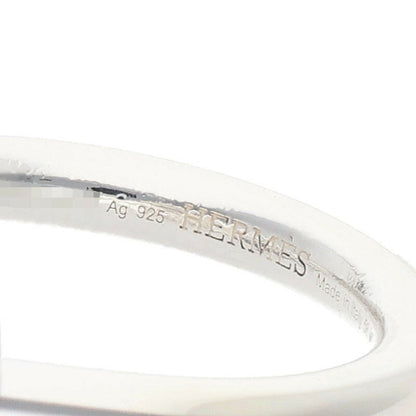 HERMES Echappee Silver Ring Size ONE SIZE