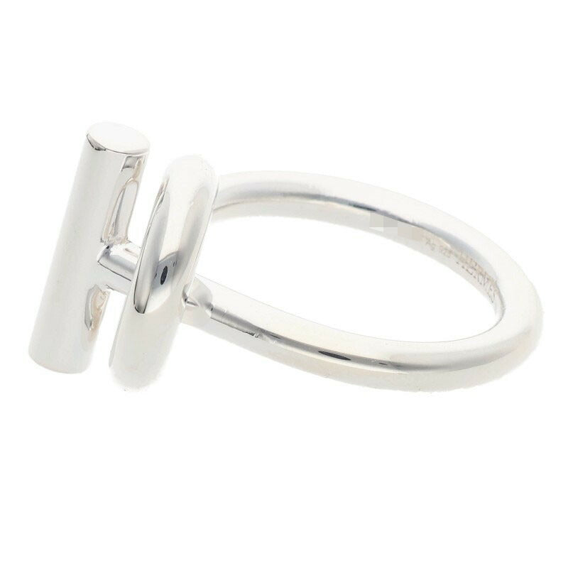 HERMES Echappee Silver Ring Size ONE SIZE