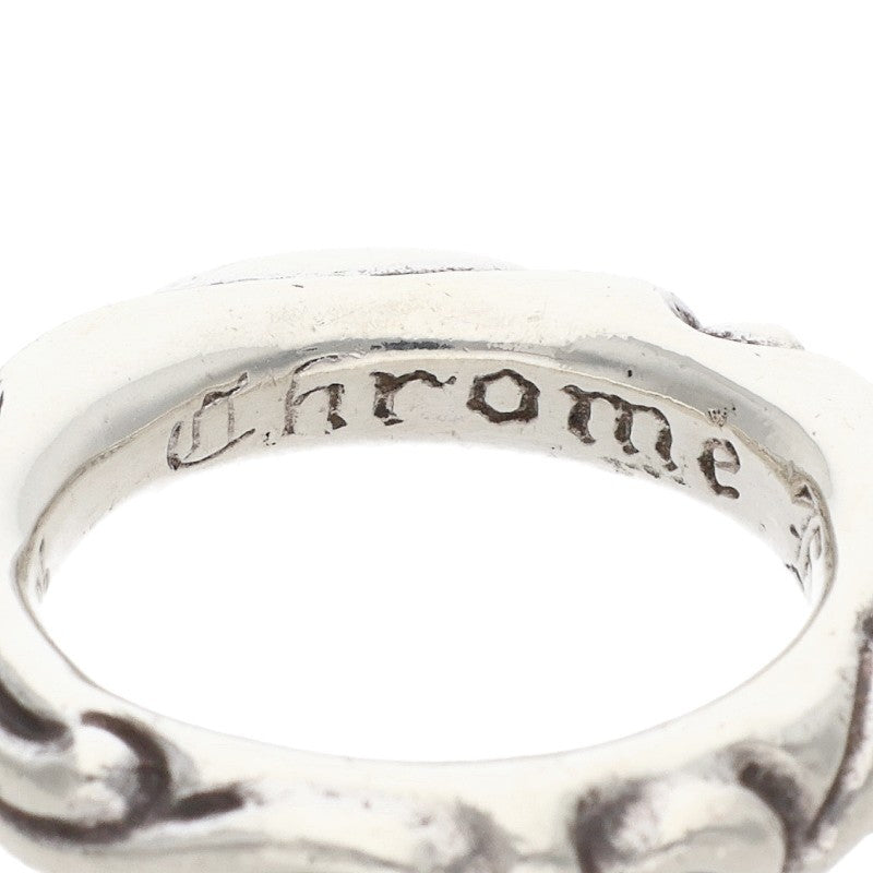 Chrome Hearts SCRL BAND Ring Silver (Silver 8.32g)