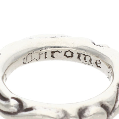 Chrome Hearts SCRL BAND Ring Silver (Silver 8.32g)