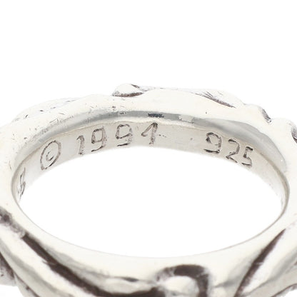Chrome Hearts SCRL BAND Ring Silver (Silver 8.32g)