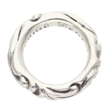 Chrome Hearts SCRL BAND Ring Silver (Silver 8.32g)
