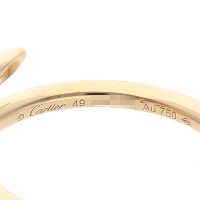 Cartier Juste un Clou Small Yellow Gold Ring Size ONE SIZE