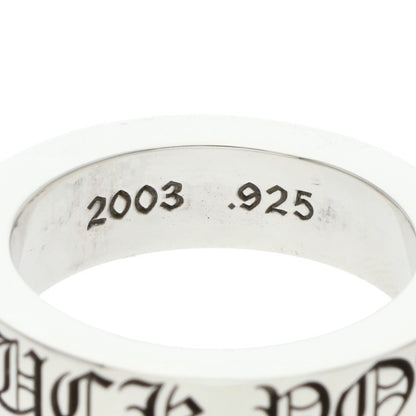 Chrome Hearts 6mm Spacer FUCKYOU Silver Ring Size ONE SIZE