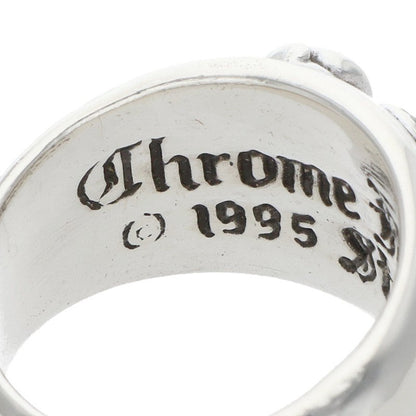 Chrome Hearts HEART IN BAND PAVE Diamond Ring Size ONE SIZE